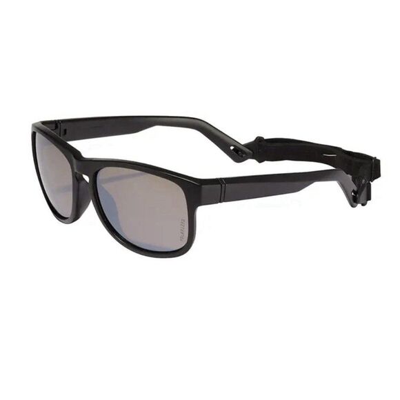 SEA-DOO Lagoon Polarized Floating Sunglasses Safety Strap-Mirror Silver & Black - Picture 1 of 5